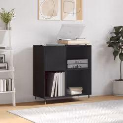 Riponete ed esponete i vostri dischi in vinile con questo mobile porta dischi pratico e classico. Materiale resistente: Il le ...