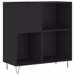Mobile Porta Dischi Nero 84,5x38x89 cm in Legno Multistratocod mxl 103031 - Vista aggiuntiva 2