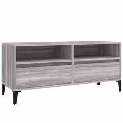 Mobile Porta TV Grigio Sonoma 100x34,5x44,5cm Legno Multistratocod mxl 103886 - Vista aggiuntiva 2