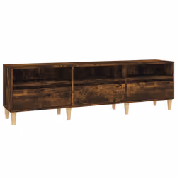 vidaXL Mobile Porta TV Rovere Fumo 150x30x44,5 cm in Legno Multistrato - Vista aggiuntiva 2