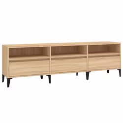 vidaXL Mobile Porta TV Rovere Sonoma 150x30x44,5 cm Legno Multistrato - Vista aggiuntiva 2