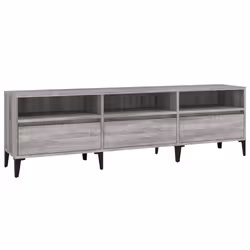 Mobile Porta TV Grigio Sonoma 150x30x44,5 cm Legno Multistratocod mxl 128044 - Vista aggiuntiva 2