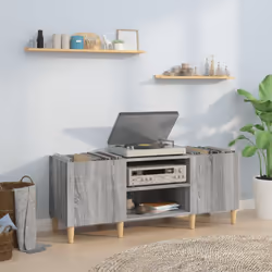 Riponete ed esponete i vostri dischi in vinile con questo mobile porta dischi pratico e classico. Materiale resistente: Il le ...