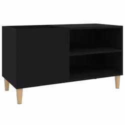 Mobile Porta Dischi Nero 84,5x38x48 cm in Legno Multistratocod mxl 127592 - Vista aggiuntiva 2