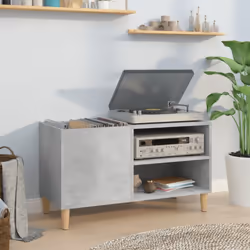 Riponete ed esponete i vostri dischi in vinile con questo mobile porta dischi pratico e classico. Materiale resistente: Il le ...