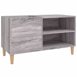 Mobile Porta Dischi Grigio Sonoma 84,5x38x48 Legno Multistratocod mxl 104420 - Vista aggiuntiva 2