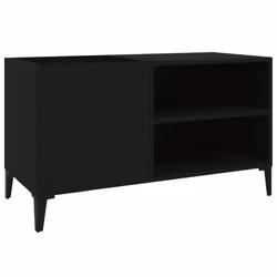 Mobile Porta Dischi Nero 84,5x38x48 cm in Legno Multistratocod mxl 79772 - Vista aggiuntiva 2