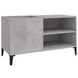 Mobile Porta Dischi Grigio Cemento 84,5x38x48 Legno Multistratocod mxl 103532 - Vista aggiuntiva 2