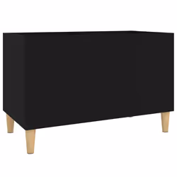Mobile Porta Dischi Nero 74,5x38x48 cm in Legno Multistratocod mxl 97412 - Vista aggiuntiva 2