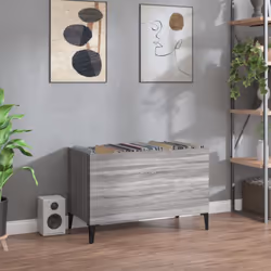 Riponete ed esponete i vostri dischi in vinile con questo mobile porta dischi pratico e classico. Materiale resistente: Il le ...