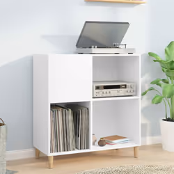 Riponete ed esponete i vostri dischi in vinile con questo mobile porta dischi pratico e classico. Materiale resistente: Il le ...