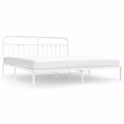 Giroletto con Testiera Metallo Bianco 193x203 cmcod mxl 81547 - Vista aggiuntiva 2