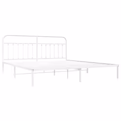 Giroletto con Testiera Metallo Bianco 193x203 cmcod mxl 81547 - Vista aggiuntiva 3