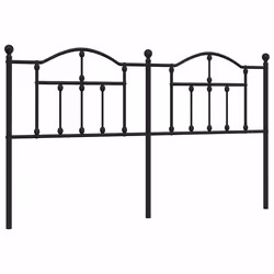 Testiera in Metallo Nero 160 cmcod mxl 81847 - Vista aggiuntiva 2