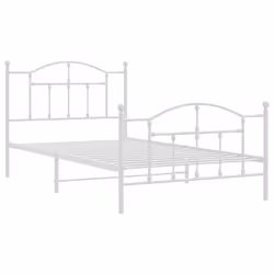 Giroletto con Testiera e Pediera Metallo Bianco 107x203 cmcod mxl 129739 - Vista aggiuntiva 3