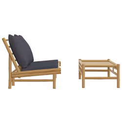 VidaXL 363458 panca da esterno Bamboo - Vista aggiuntiva 4
