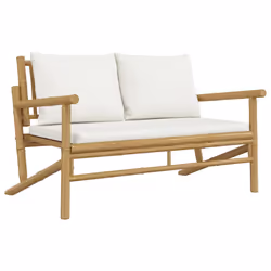 VidaXL 363461 panca da esterno Bamboo - Vista aggiuntiva 5