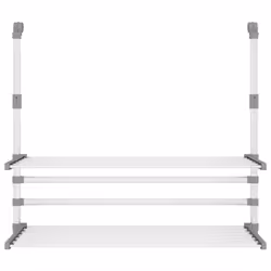 Stendino per Balcone 89x25x(60-95) cm in Alluminiocod mxl 119128 - Vista aggiuntiva 3
