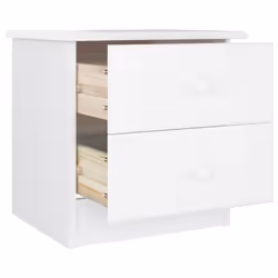 VidaXL 353916 comodino Bianco - Vista aggiuntiva 4