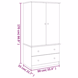 VidaXL 353930 armadio/guardaroba per camera da letto - Vista aggiuntiva 8