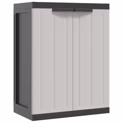 Armadio da Esterno Grigio e Nero 65x37x85 cm in PPcod mxl 133764 - Vista aggiuntiva 2