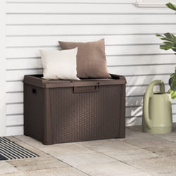Vidaxl - Baule da Giardino Marrone 125 l in pp 46897