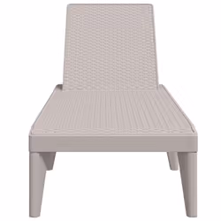 VidaXL 364216 sedia da esterno Salone Polipropilene (PP) Cappuccino - Vista aggiuntiva 4