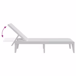 VidaXL 364220 sedia da esterno Salone Polipropilene (PP) Bianco - Vista aggiuntiva 7