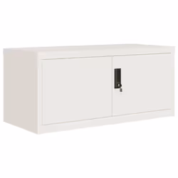vidaXL Armadio Classificatore Bianco 90x40x40 cm in Acciaio - Vista aggiuntiva 2