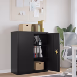 Questo armadio classificatore, che presenta un design semplice ma elegante, sarà un'ottima scelta per riporre i vostri docume ...