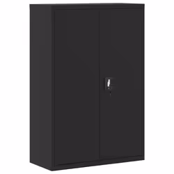 Armadio Classificatore Nero 90x40x140 cm in Acciaiocod mxl 102128 - Vista aggiuntiva 2