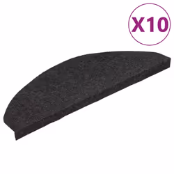 Tappetini Autoadesivi per Scale 10pz Neri 65x22,5x3,5 cmcod mxl 103423 - Vista aggiuntiva 2
