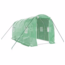 Serra con Telaio in Acciaio Verde 8 m² 4x2x2 mcod mxl 124649 - Vista aggiuntiva 2