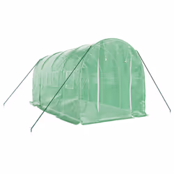 Serra con Telaio in Acciaio Verde 8 m² 4x2x2 mcod mxl 124649 - Vista aggiuntiva 3