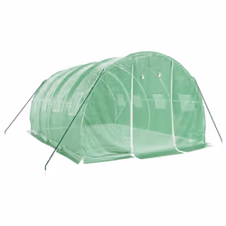 Serra con Telaio in Acciaio Verde 12 m² 4x3x2 mcod mxl 76734 - Vista aggiuntiva 3