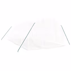 Serra con Telaio in Acciaio Bianco 18 m² 6x3x2 mcod mxl 76773 - Vista aggiuntiva 3