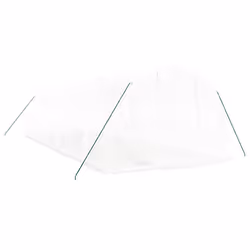 Serra con Telaio in Acciaio Bianco 24 m² 8x3x2 mcod mxl 100716 - Vista aggiuntiva 3