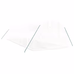 Serra con Telaio in Acciaio Bianco 30 m² 10x3x2 mcod mxl 76752 - Vista aggiuntiva 3