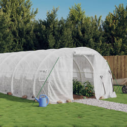 Serra con Telaio in Acciaio Bianco 42 m² 14x3x2 mcod mxl 124654