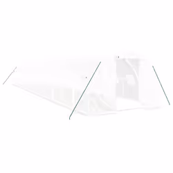 Serra con Telaio in Acciaio Bianco 42 m² 14x3x2 mcod mxl 124654 - Vista aggiuntiva 2