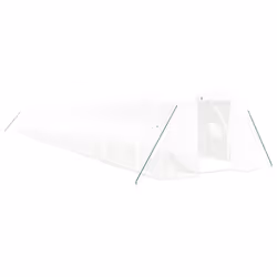 Serra con Telaio in Acciaio Bianco 66 m² 22x3x2 mcod mxl 100706 - Vista aggiuntiva 2