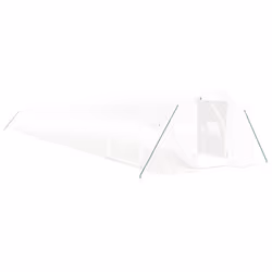Serra con Telaio in Acciaio Bianco 72 m² 24x3x2 mcod mxl 124691 - Vista aggiuntiva 2