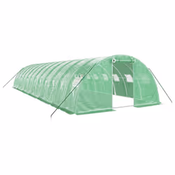 Serra con Telaio in Acciaio Verde 48 m² 12x4x2 mcod mxl 100714 - Vista aggiuntiva 2