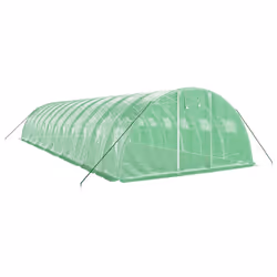 Serra con Telaio in Acciaio Verde 48 m² 12x4x2 mcod mxl 100714 - Vista aggiuntiva 3