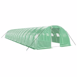 Serra con Telaio in Acciaio Verde 64 m² 16x4x2 mcod mxl 100708 - Vista aggiuntiva 2