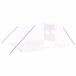 Serra con Telaio in Acciaio Bianco 16 m² 4x4x2 mcod mxl 76756 - Vista aggiuntiva 2