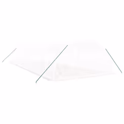 Serra con Telaio in Acciaio Bianco 48 m² 12x4x2 mcod mxl 124657 - Vista aggiuntiva 3