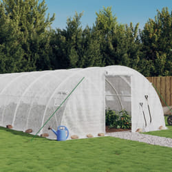 Serra con Telaio in Acciaio Bianco 72 m² 18x4x2 mcod mxl 76736