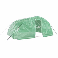 Serra con Telaio in Acciaio Verde 20 m² 5x4x2,3 mcod mxl 125106 - Vista aggiuntiva 2