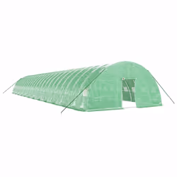 Serra con Telaio in Acciaio Verde 144 m² 24x6x2,85 mcod mxl 100738 - Vista aggiuntiva 2